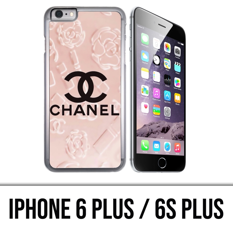 Cover iPhone 6 Plus / 6S Plus - Sfondo rosa Chanel