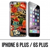 Custodia per iPhone 6 Plus / 6S Plus - Logo Vintage Skate