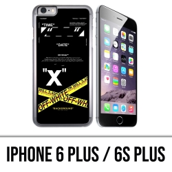 IPhone 6 Plus / 6S Plus case - Off White Crossed Lines