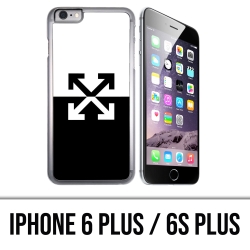 Funda para iPhone 6 Plus / 6S Plus - Logotipo blanco roto