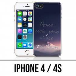 Custodia per iPhone 4 / 4S - Citazione Disney Think Think Reve