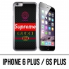 IPhone 6 Plus / 6S Plus case - Versace Supreme Gucci