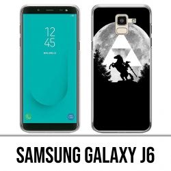 Samsung Galaxy J6 Hülle - Zelda Moon Trifoce