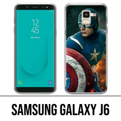 Coque Samsung Galaxy J6 - Captain America Comics Avengers
