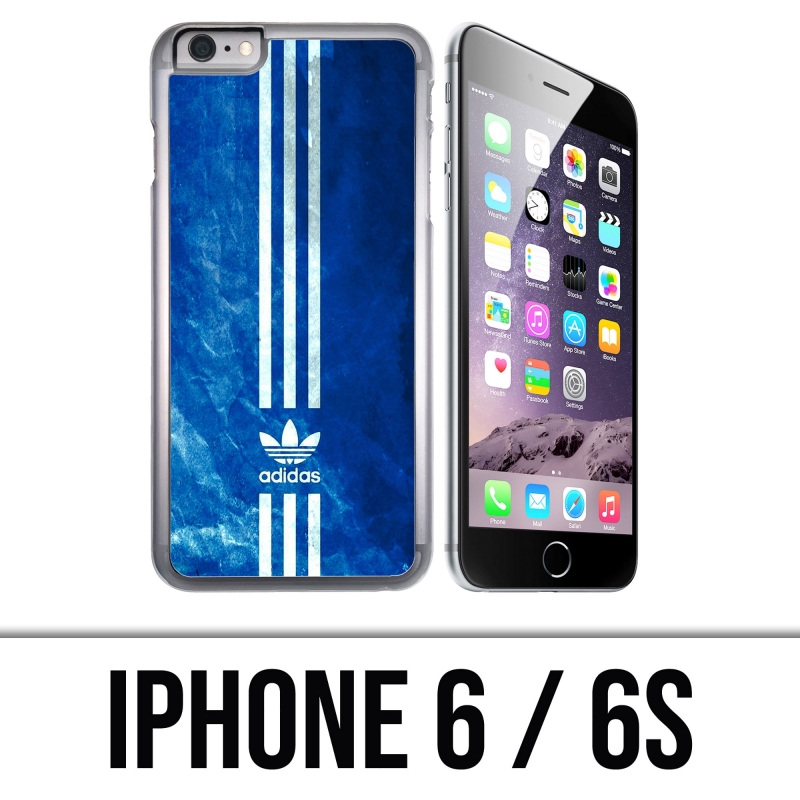 Cover per iPhone 6 e 6S - Adidas Blue Stripes