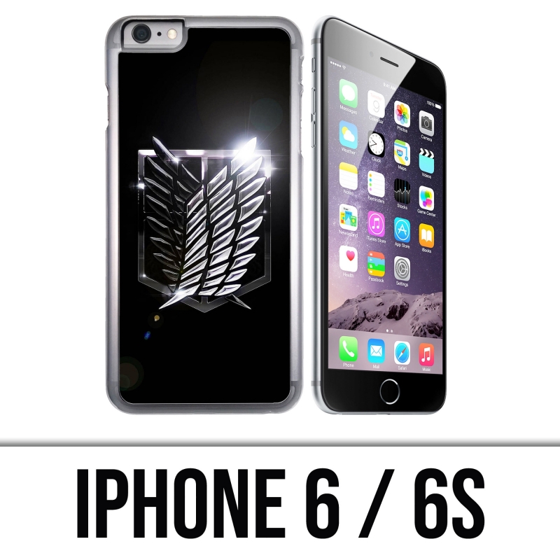 Cover iPhone 6 e 6S - Logo Attack On Titan