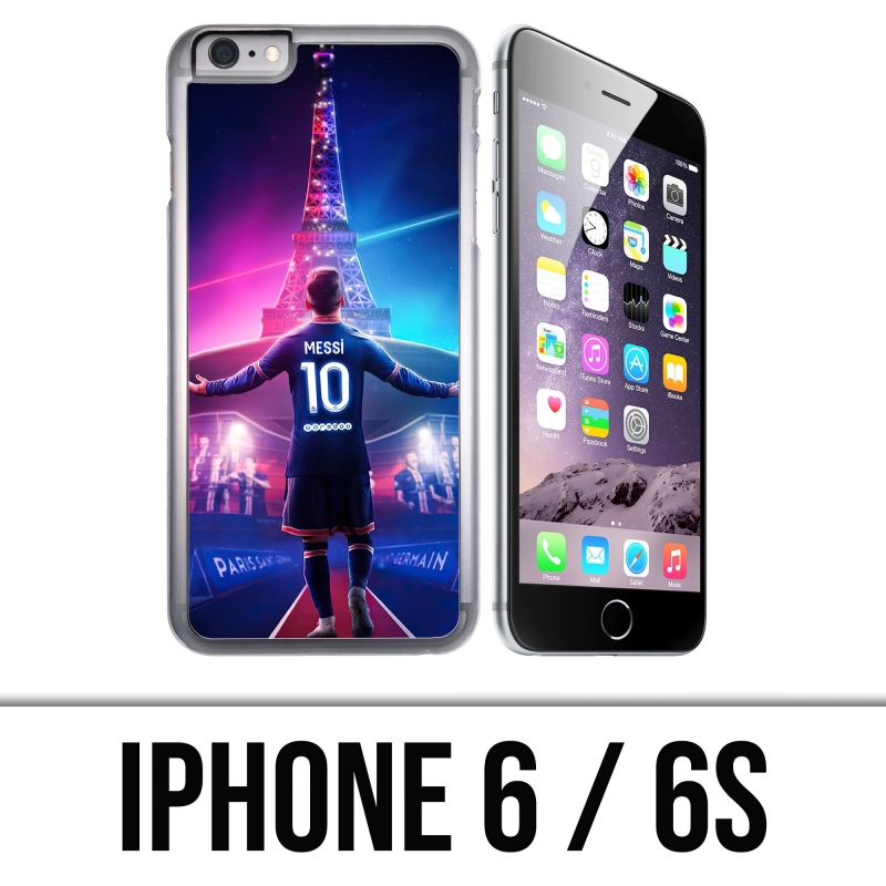 IPhone 6 and 6S case - Messi PSG Paris Eiffel Tower