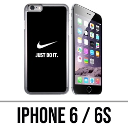 Funda para iPhone 6 y 6S - Nike Just Do It Negra