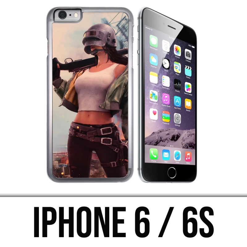IPhone 6 and 6S case - PUBG Girl
