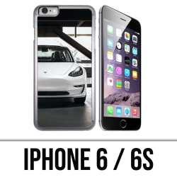 Coque iPhone 6 et 6S - Tesla Model 3 Blanc