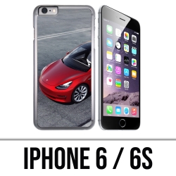 Carcasa para iPhone 6 y 6S - Tesla Model 3 Rojo