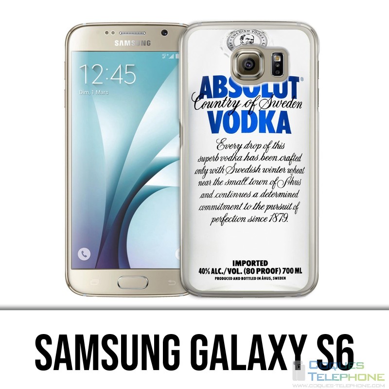Samsung Galaxy S6 Hülle - Absolut Vodka