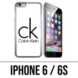 Custodia per iPhone 6 e 6S - Logo Calvin Klein bianco