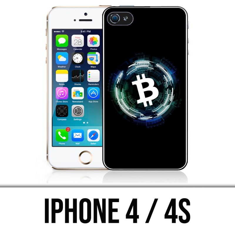 Custodia per iPhone 4 e 4S - Logo Bitcoin