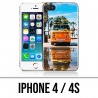 Cover iPhone 4 e 4S - Combi Beach Surf VW