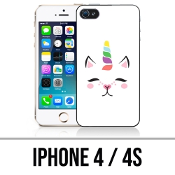 IPhone 4 and 4S case - Gato Unicornio