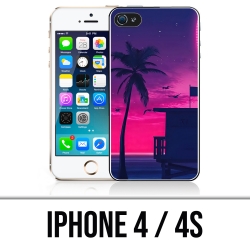 Coque iPhone 4 et 4S - Miami Beach Violet
