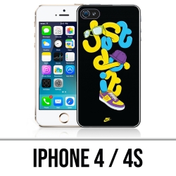 Coque iPhone 4 et 4S - Nike Just Do It Worm