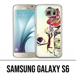 Custodia Samsung Galaxy S6 - Dinosauro animale astronauta