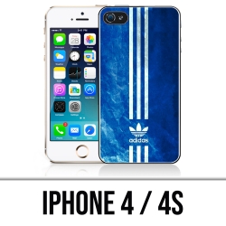 Coque iPhone 4 et 4S - Adidas Bandes Bleu