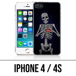 Cover per iPhone 4 e 4S - Cuore di scheletro