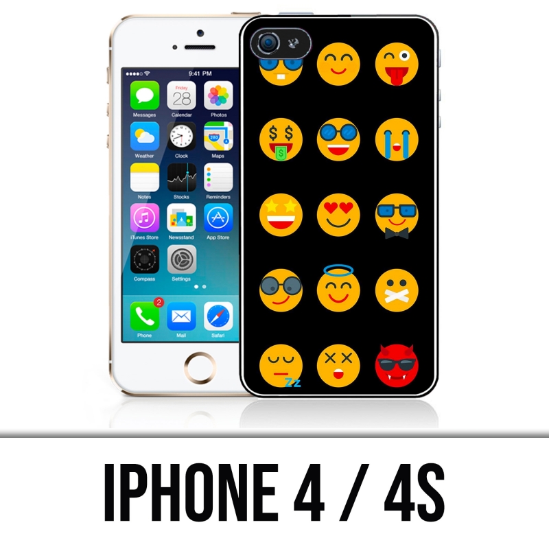 Coque iPhone 4 et 4S - Emoji
