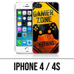 Coque iPhone 4 et 4S - Gamer Zone Warning