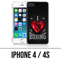IPhone 4 and 4S case - I Love Boxing