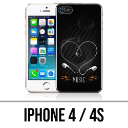 Funda para iPhone 4 y 4S - I Love Music