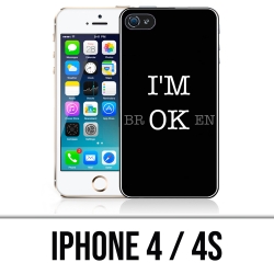 Custodia per iPhone 4 e 4S - Im ok rotto