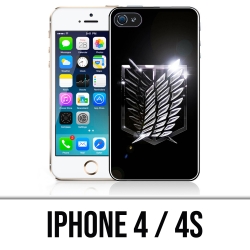 Coque iPhone 4 et 4S - Logo Attaque Des Titans