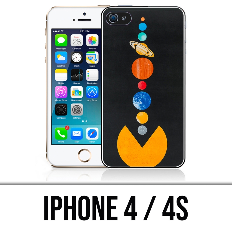 Coque iPhone 4 et 4S - Pacman Solaire
