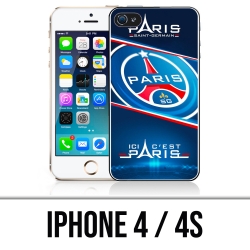 Coque iPhone 4 et 4S - PSG Ici Cest Paris