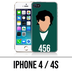 Coque iPhone 4 et 4S - Squid Game 456