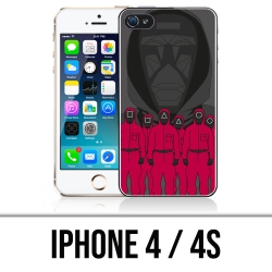 Cover iPhone 4 e 4S - Gioco di calamari Cartoon Agent