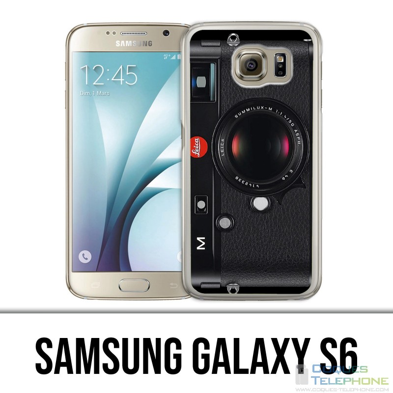 Samsung Galaxy S6 Hülle - Vintage Kamera