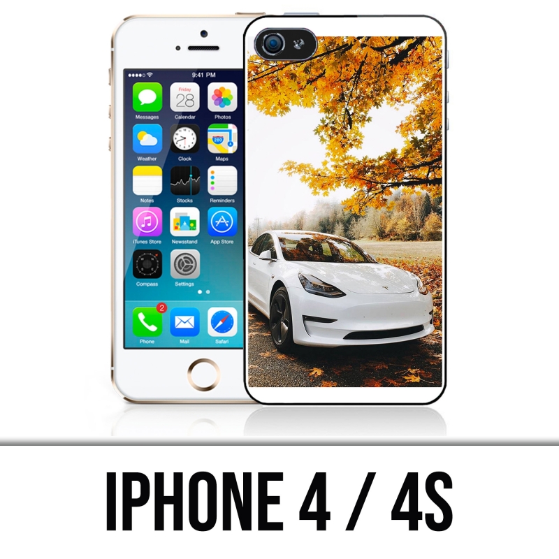 Coque iPhone 4 et 4S - Tesla Automne