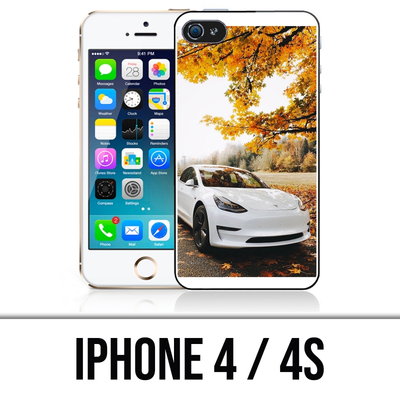 IPhone 4 and 4S case - Tesla Autumn