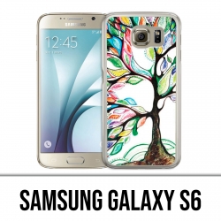 Coque Samsung Galaxy S6 - Arbre Multicolore