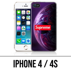 Coque iPhone 4 et 4S - Supreme Planete Violet