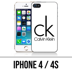 Coque iPhone 4 et 4S - Calvin Klein Logo Blanc
