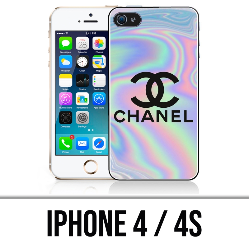 Huidige succes Prik Case for iPhone 4 and iPhone 4S - Chanel Holographic