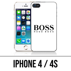 Cover iPhone 4 e 4S - Hugo Boss White