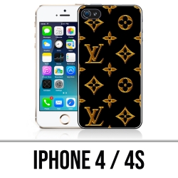 IPhone 4 and 4S case - Louis Vuitton Gold