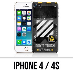 Coque iPhone 4 et 4S - Off White Dont Touch Phone