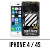 Funda para iPhone 4 y 4S - Blanco roto, incluye teléfono táctil
