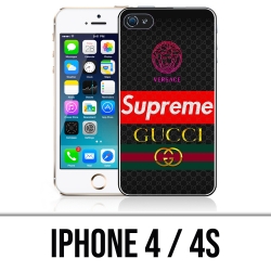 Coque iPhone 4 et 4S - Versace Supreme Gucci