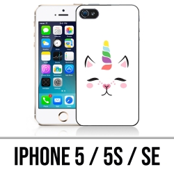 IPhone 5, 5S and SE case - Gato Unicornio