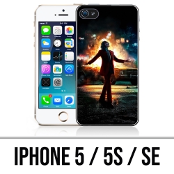 Coque iPhone 5, 5S et SE - Joker Batman On Fire