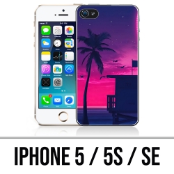 Coque iPhone 5, 5S et SE - Miami Beach Violet